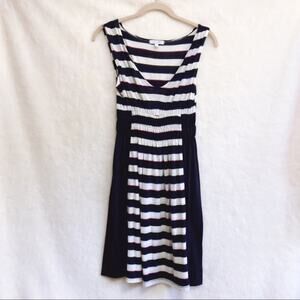 Delia’s Navy and White Striped Dress